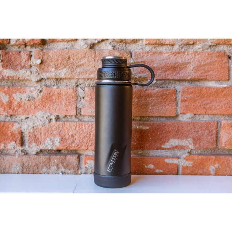 EcoVessel 24oz Insulated Stainless Steel Boulder Water Bottle, 4 of 8