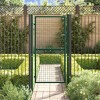 vidaXL Fence Gate Steel 39.4"x49.2" Green - 3 of 4