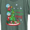 Women's - Dr. Seuss - Christmas Is A Family Thing Short Sleeve Graphic T-Shirt - 2 of 4
