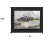 HomeRoots My Lavender Black Framed Print Wall Art - 3 of 4
