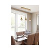 Elegant Lighting Amherst 24 inch LED pendant in satin gold - 2 of 4