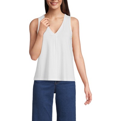 Lands' End Women's Lightweight Jersey Tank Top