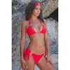 Moda Minx Amour 'Red' Tie Side Crystal Bikini Bottoms - 2 of 4