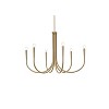 Elegant Lighting Layne 36 inch chandelier in Gold - 3 of 4