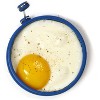 Norpro Nonstick Silicone Round Shaped Pancake and Egg Rings with Handles, Set of 4, Blue - 3 of 4