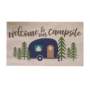 Personalization Mall Happy Campers Personalized Doormat, 20" x 35" - 1 of 1