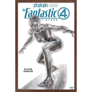 Trends International Marvel Fantastic Four: First Steps (2025) - Silver Surfer Feature Series Framed Wall Poster Prints - 1 of 4