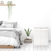 Seville Classics Modern Handwoven Rectangle Laundry Room Hamper - 2 of 4