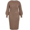 Avenue Women's Plus Size Sasha Rib Dress - 4 of 4