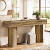 Tribesigns 63-Inch Farmhouse Console Table, Narrow Long Sofa Table Behind Couch - 2 of 4