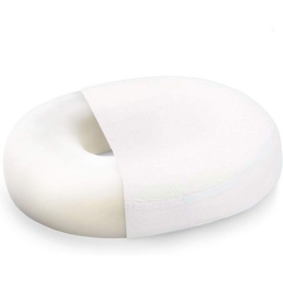 DMI Donut Seat Cushion, Tailbone Relief, 16 x 13 x 3 in, White