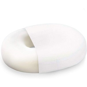 DMI Donut Seat Cushion, Tailbone Relief, 16 x 13 x 3 in, White - 1 of 1