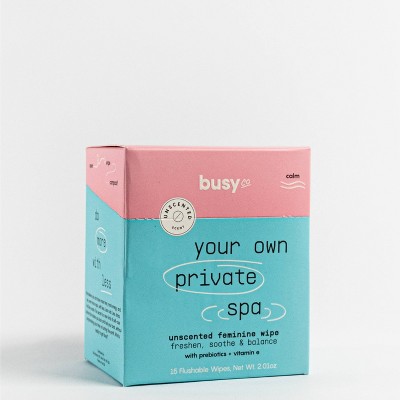 Busy Co. Calm Feminine Flushable Wipes - 15ct