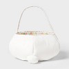 Novelty Fabric Bunny Decorative Easter Basket Jumbo White - Spritz™ - 4 of 4