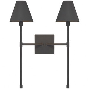 Savoy House Jefferson 2 - Light Wall Light in  Matte Black - 1 of 1