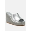 No Filter Wedge Heel Peep Toe Sandals - 2 of 4