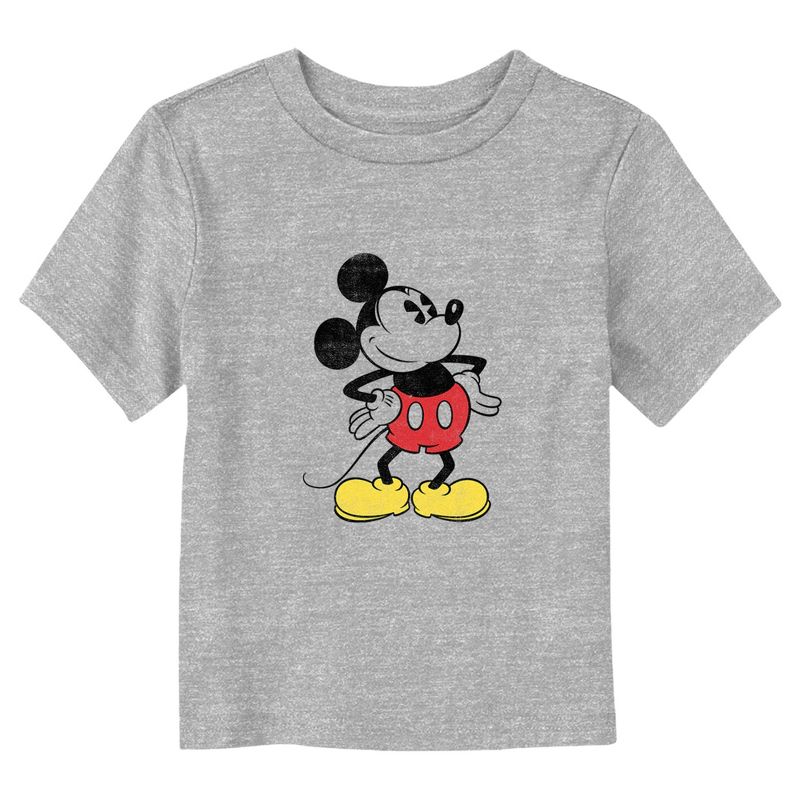 Toddler's Mickey & Friends Classic Mickey Pose Distressed T-Shirt, 1 of 4