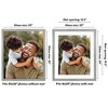 Americanflat 20x24 Picture Frame with Polished Plexiglass - Use as 16" x 20" Frame with Mat or 20x24 Frame Without Mat - Grey Wood - 2 of 4