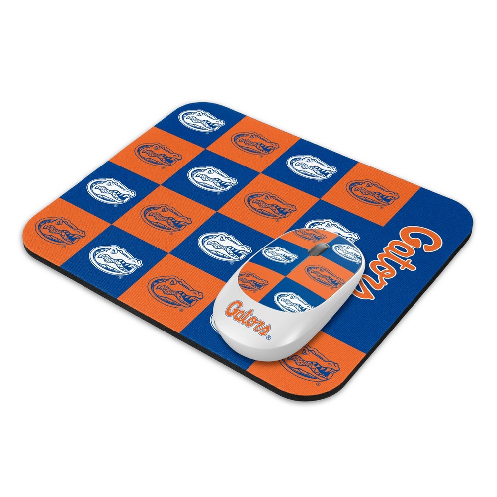 NCAA Florida Gators Mouse and Mousepad Set: USB-A Wireless Technology
