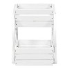 Sunnydaze Indoor/Outdoor 2-Tiered Rustic Fir Wagon Wheel Planter - 19" W x 14.75" D x 23.5" H - 4 of 4