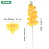 Unique Bargains Artificial Orchid Flowers Nine-headed Large Faux Phalaenopsis Silk Bouquets Real Touch 37 Inch - 3 of 4