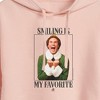 Women's - ELF - Christmas Smile Cropped Graphic Hoodie - 2 of 3