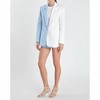 Women's Color block blazer - Fore - 4 of 4