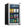 Newair 100 Can Small Freestanding Mini Fridge - Stainless Steel - image 4 of 4
