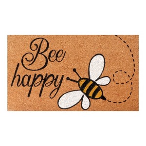 A1HC Natural Coir Doormat, 18" x 30", Heavy-Duty, Non-Slip PVC Backing Entrance Mat - 1 of 4