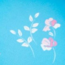 turquoise soft floral