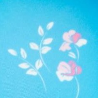 turquoise soft floral