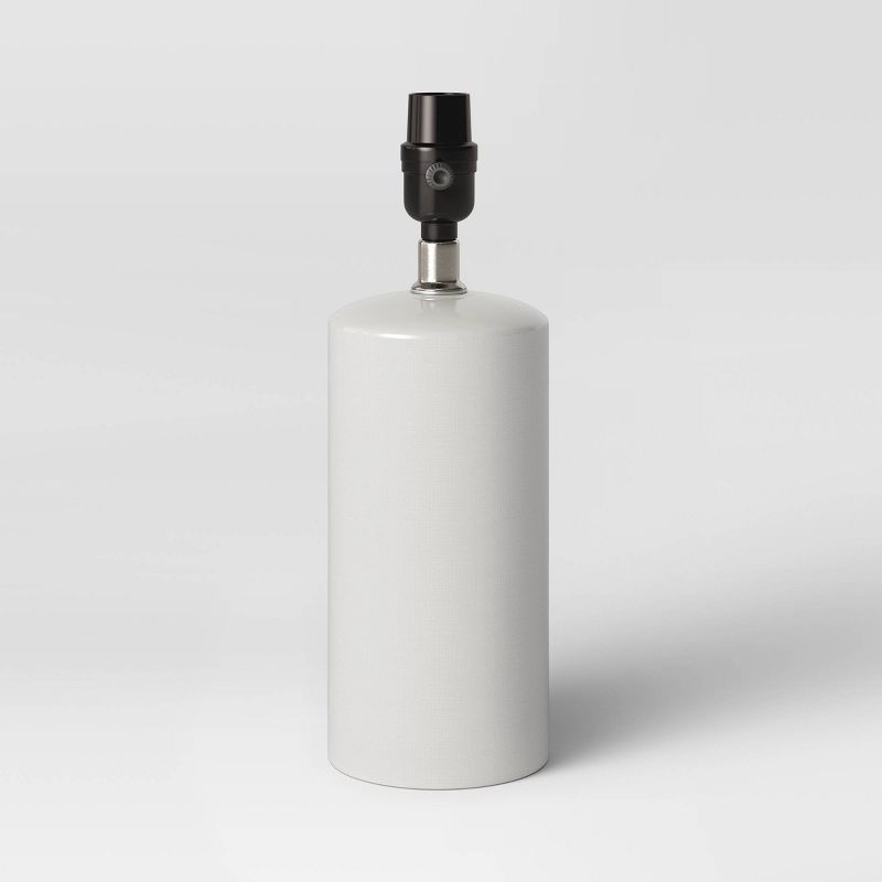 Small Ceramic Lamp Base White - Threshold™, 1 of 6