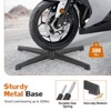 Cross-Legged Chair,No Wheels Armless Swivel Home Office Chair - 4 of 4