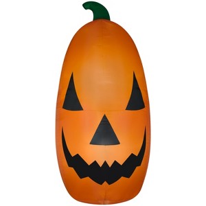Gemmy Giant Halloween Inflatable Jack O' Lantern, 12 ft Tall, Multi - 1 of 4
