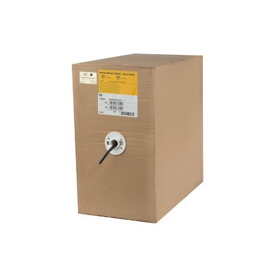 StarTech.com Stranded Category 6 UTP Bulk Cable - 1000 ft - Black - Model WIRC6PATBKRL.