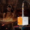 VEVOR Portable Propane Forge, 1 Burner Farrier Forge, 2600℉ Tool and Knife Making Blacksmithing Gas Forge, Large Capacity, Silver - 2 of 4