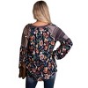 Women's Floral Mix Long sleeve Top - Jodifl - 3 of 4