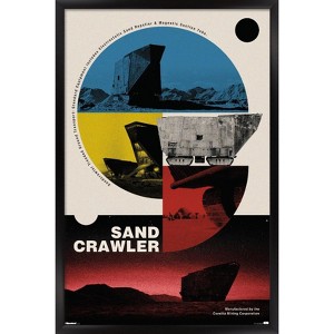 Trends International Star Wars: Moving At Lightspeed - Sandcrawler Framed Wall Poster Prints - 1 of 4