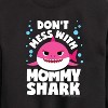 Boys' - Baby Shark - Don't Mess With Mama Shark Graphic Long Sleeve Fleece Sweatshirt - 2 of 4