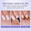 BTArtboxnails XCOATTIP® Press-On Nails -Natural - Short Square Milky White Base- 160ct - 4 of 4