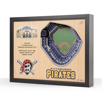 Pittsburgh Pirates 23'' x 18'' 3D Artwork Wall Sign - Yellow