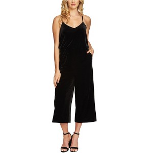 1.STATE Womens Velvet Racerback Jumpsuit - 1 of 1
