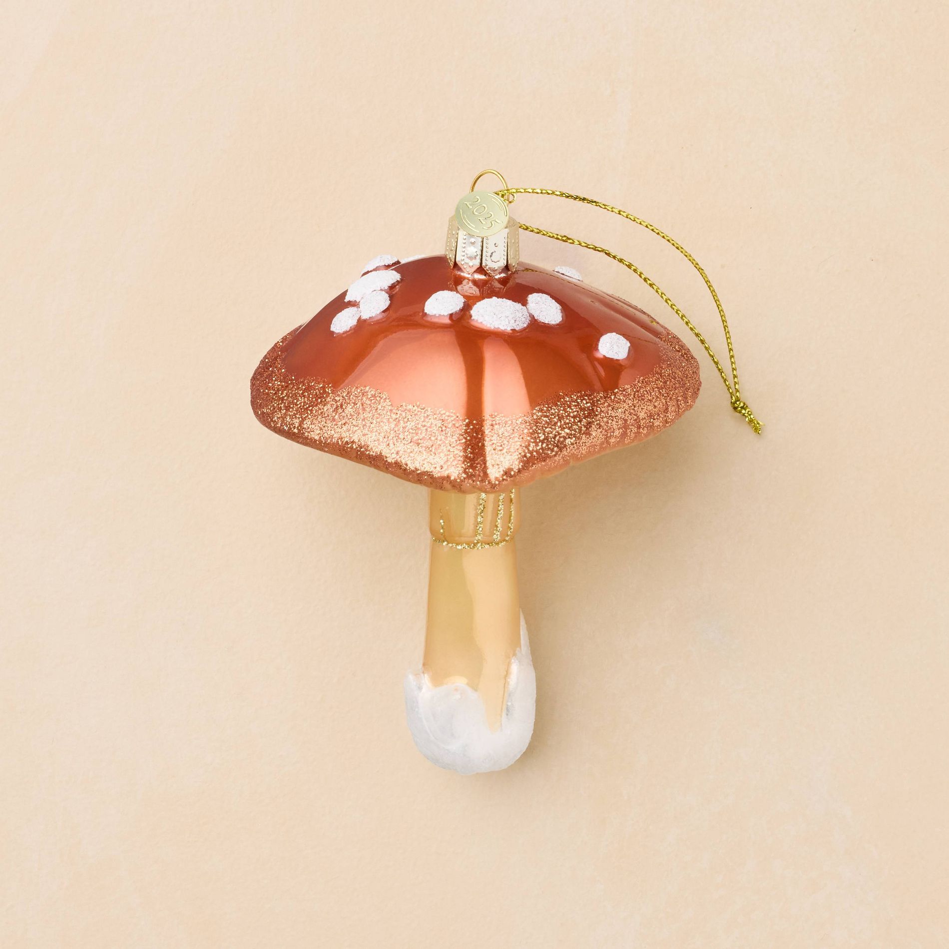 John Derian for Target Glass Mushroom Ornament