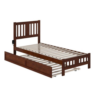 Tahoe Bed with Footboard and Twin Extra Long Trundle - AFI