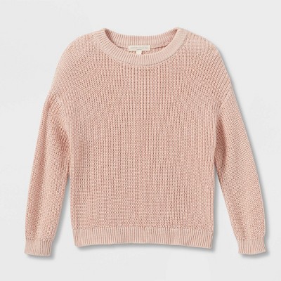 Grayson Collective Toddler Girls' Knit Sweater - Pink