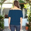 Anna-Kaci Women's Dainty Off Shoulder Blouse for Everyday Looks - 2 of 4