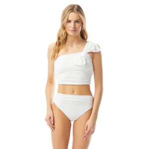 Carmen Marc Valvo  One Shoulder Cropped Bikini Top - 1 of 2