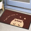 Unique Bargains Natural Rubber Cute Cartoon Pattern Durable Dirt Indoor Outdoor Door Mat - 2 of 4