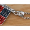 Anna-Kaci 4th of July USA American Flag Pendant Lincoln Memorial Round Elephant Necklace  for Women Men, USA Flag - 4 of 4