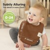KeaBabies 8pk Organic Quin Baby Bibs for Drooling and Teething, Cotton Drool Bibs, Newborn Baby Boys, Baby Girls Bibs - 4 of 4